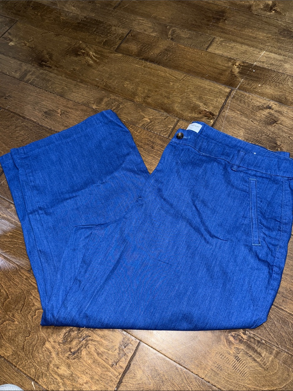 Lane Bryant Bright Blue Wide-Leg Trousers